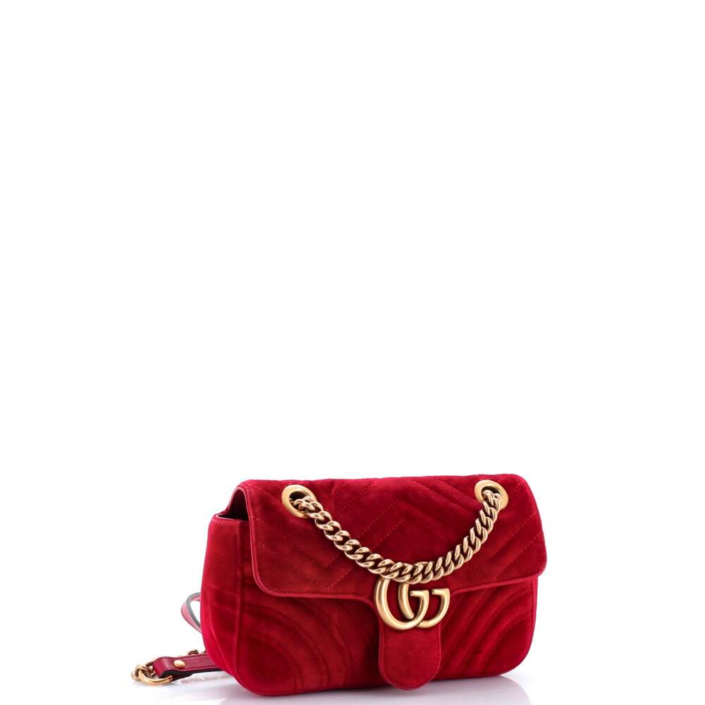 Gucci Gg Marmont Flap Bag Matelasse #244285G93B - Picture 2 of 8
